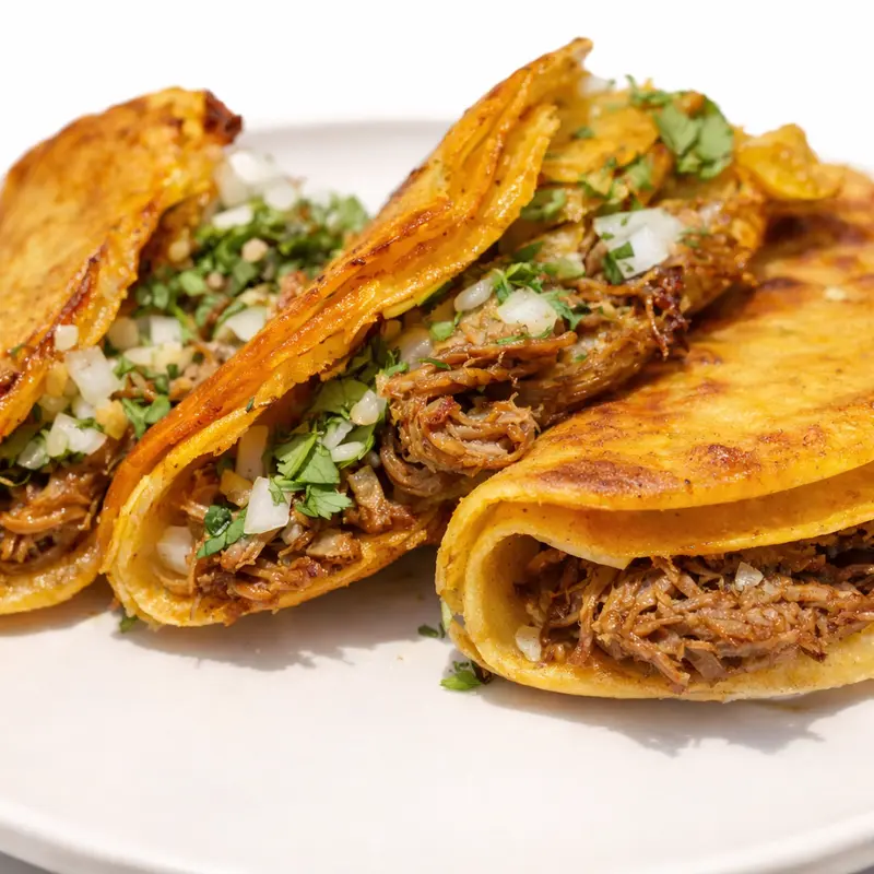 Taco de Barbacoa Dorado